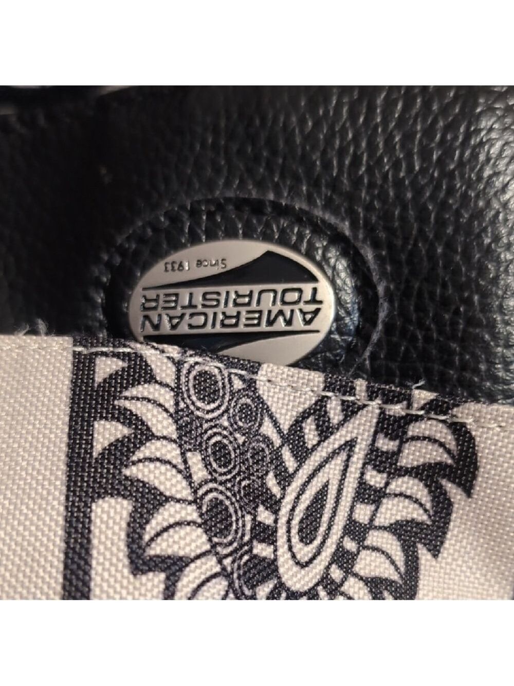 Paisley Print & Purple Liner Travel Bag By American Tourister - Picture 6 of 16